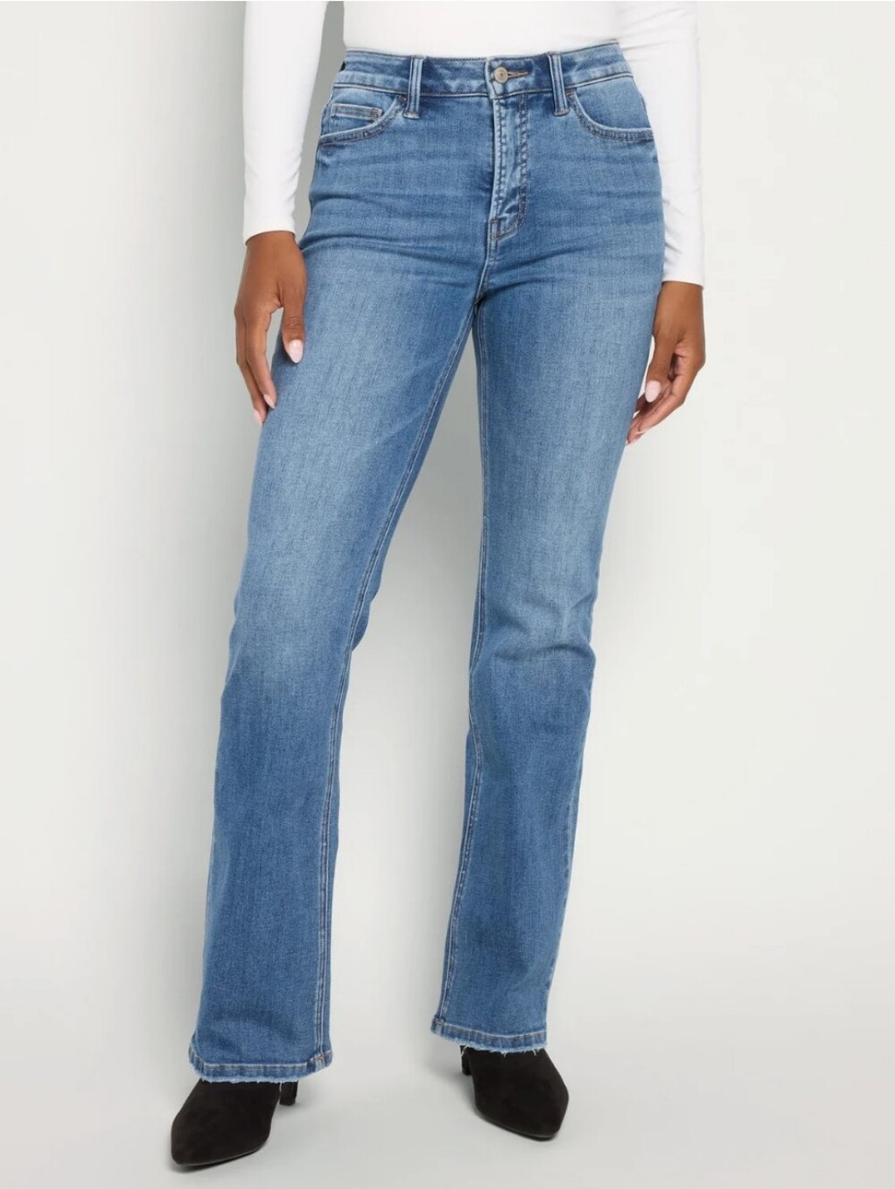 Lovervet Mid Rise Slim Bootcut Jeans- 31/13